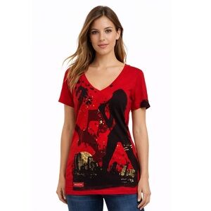 Gold Foil Graphic Tee 🌆